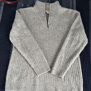 L.L. Bean Wool Blend Gray Women's Sweater